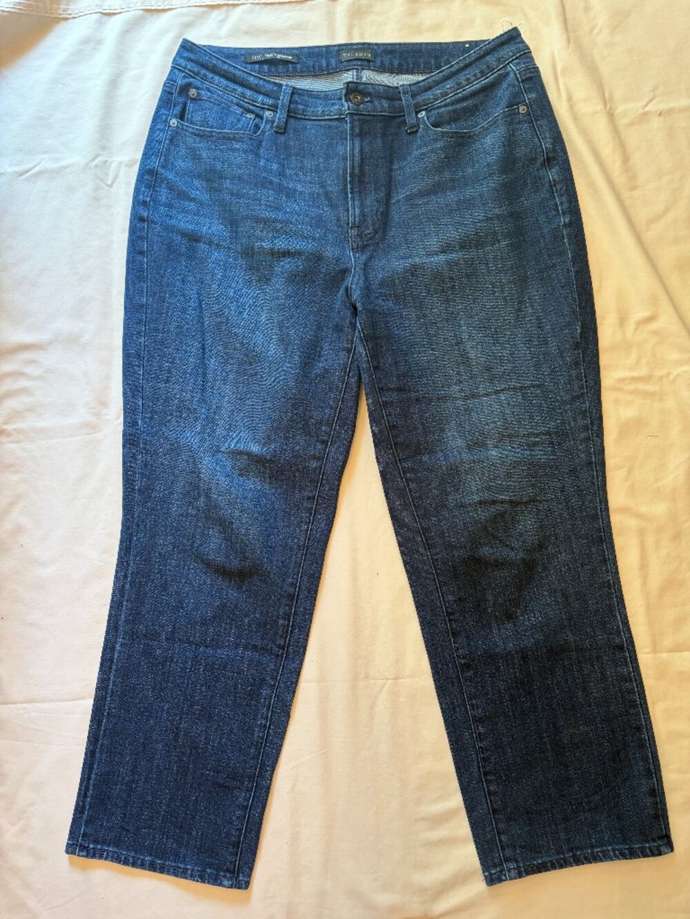 TALBOTS Modern Ankle Jean - Curvy Fit - Dark Wash Size 14W